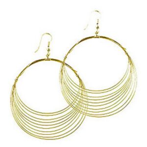 Layered Gold Hoop Earrings