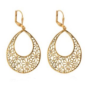 Desert Floral Oval Fashion Earrings