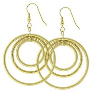 Triple Golden Illusions Earrings