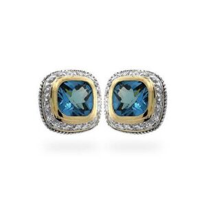 Royal Stud Earrings (Topaz)