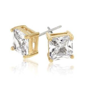 White Princess Stud Earrings