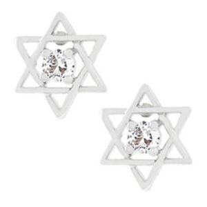 Star of David Stud Earrings