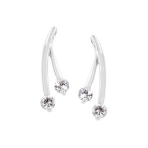 Branched CZ Earrings