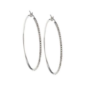 2″ Silver Hoop Earrings