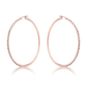 2″ Rose Gold Hoop Earrings