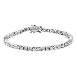 Round CZ Classic Tennis Bracelet