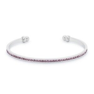 Lavender Cubic Zirconia Cuff