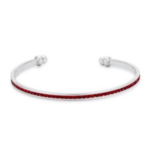 Ruby Red Cubic Zirconia Cuff