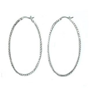 Sterling Silver Plain Earrings