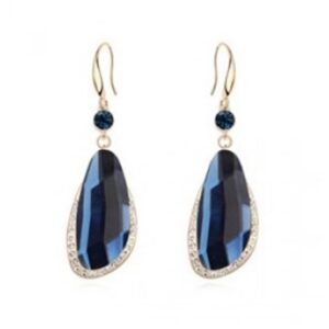 Blue Glass Earrings