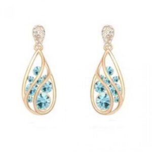 Teardrop Earrings (Blue)