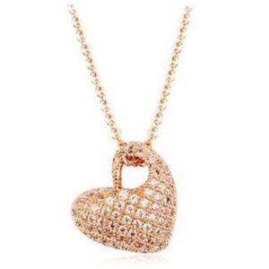 Rose Gold Heart Necklace