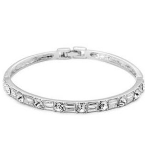 Silver and Crystal Bracelet